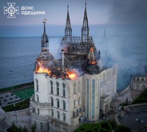 ukraine harry potter castle destroyed